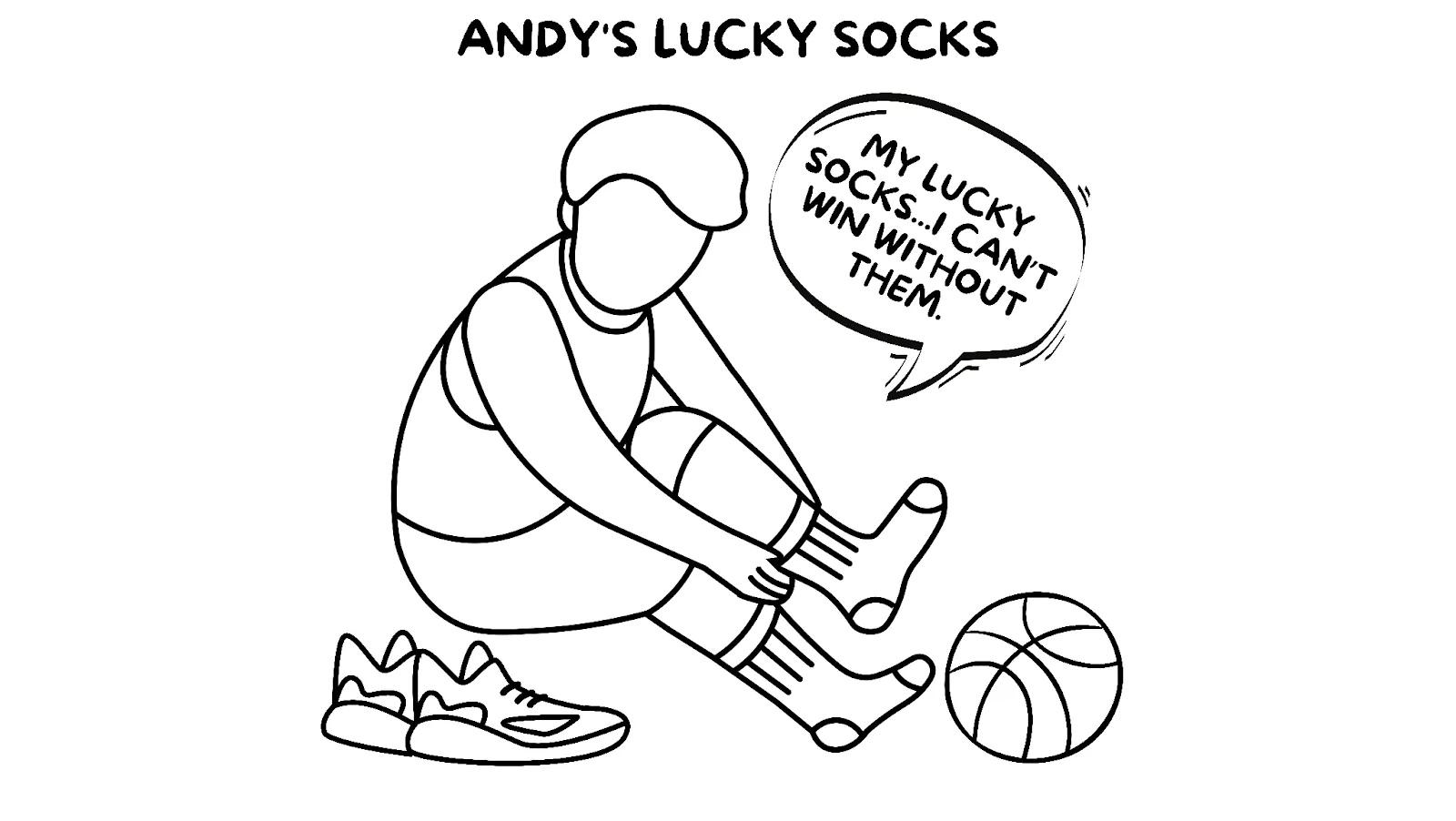 Andy Crebar - How to become luckier - Andy's lucky socks